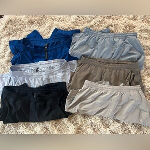 Lululemon men’s athletic shorts set of 6 xl